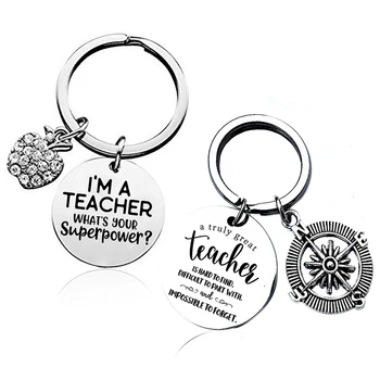 Tanár Keychains Egy Igazán Jó Tanár Nehéz Megtalálni Medál, Kulcstartó Ékszerek, a Tanárok Napi Ajándék