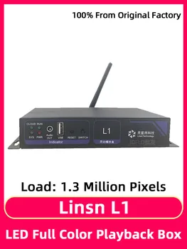 Linsn L1 Aszinkron Játékos Led Videó Vezérlő Rendszer Doboz Wifi USB Támogatja A maximum 650 Ezer Képpont Reklám Gép