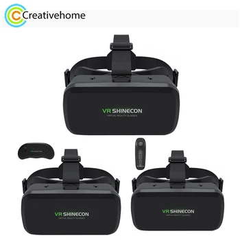 G06A 3D-s VR Szemüveggel 360 fokos Panoráma Virtuális Valóság Fejét Rajta Szerencsejáték-Digitális Szemüveg 3.5-6.0 hüvelykes Mobil Telefonok