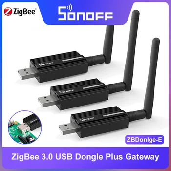 1-5DB SONOFF ZBDongle-E Zigbee Vezeték nélküli Átjáró Analyzer Zigbee2MQTT USB Interfész Elfog ZHA Támogatás SONOFF ZigBee Eszköz