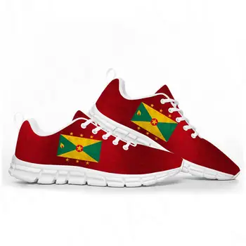 Grenada Zászló Sport Cipő Férfi Női Kamasz Gyerekek, Gyerekek Cipők Grenada Alkalmi Egyéni Magas Minőségű Pár Cipő