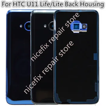 fekete, fehér, kék HTC U11 lite Vissza Akkumulátor Ház Fedelét Ajtó Hátsó fedél Csere HTC U11 életét Ház