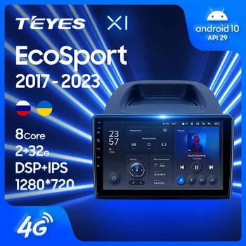 TEYES X1 Ford EcoSport Eco Sport 2017 - 2021 autórádió Multimédia Lejátszó Navigáció GPS Android 10 Nem 2din 2 din DVD