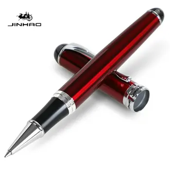 JINHAO X750 Átlátszó Piros 14 Színek Roller golyóstoll Fém Luxus Írás Caneta Stationery Office tanszerek Új