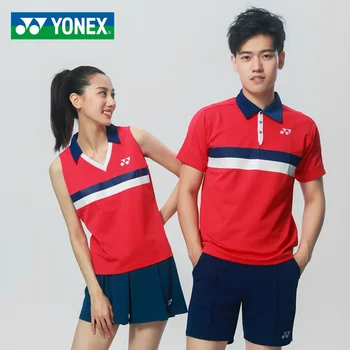 YONEX sport Jersey sport ruházat sportruházat tollaslabda ruházat, a férfiak, a nők, a galléros póló felső