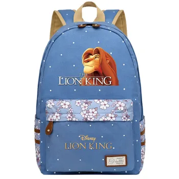 Disney Lion King Fiúk, Lányok, Gyerekek, Iskola, Könyvek Nők Bagpack Tinédzserek Iskolatáskád. Vászon Utazási Laptop Hátizsák