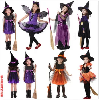 halloween jelmez gyerekeknek baba lányok, gyerekek vámpír, boszorkány jelmez lány cosplay Karnevál Party hercegnő díszes ruha