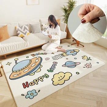 Japán Kasmír Hálószoba ágy melletti Szőnyegen gyerekszoba Rajzfilm Puha Szőnyegek Nappali Nagy Szőnyeg Nem csúszik Társalgó Szőnyeg