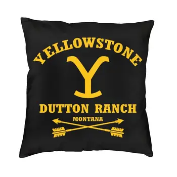 Skandináv Stílusú Yellowstone Dutton Ranch Párnát Fedezze Haza Dekoratív Egyedi Tér párnahuzat Pillowcover Nappali