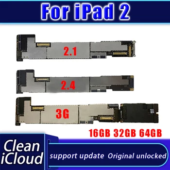 Eredeti Ingyenes iCloud iPad 2 alaplapot,A1396/A1397/A1395 Alaplapja Az ipad 2 az Alaplap 16GB 32GB 64GB