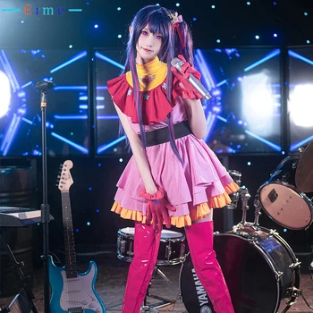 Anime Oshi nem Ko Hoshino Ai Cosplay Jelmez Női Aranyos Party Ruha Ruha a Halloween Farsang Egyenruhát Rendelésre Készült