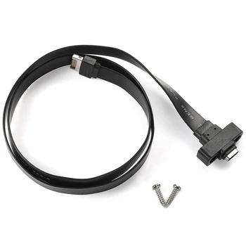 3X USB 3.1 előlap Típusa E C Típusú Hosszabbító Kábel ,Gen 2 (10 Gbit/S) Belső Adapter Kábel,2 Csavarral (50Cm)