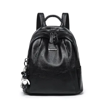 Klasszikus PU, puha shcool hátizsák táskák női kültéri nagy kapacitású hátizsák