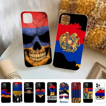 Örmény örmény Zászló Telefon tok iPhone 14 11 12 13 Mini Pro XS Max Cover 6 7 8 Plusz X XR SE 2020 Érdekesség Shell