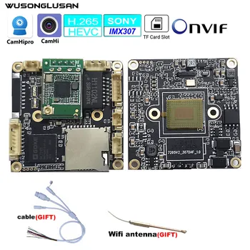 CamHipro 1080P felbontású IP Kamera Testület WiFi Biztonsági Kamera Vezeték nélküli Felügyeleti Wi Fi Sony307 Cam Modul IP Video HD Camara CamHi