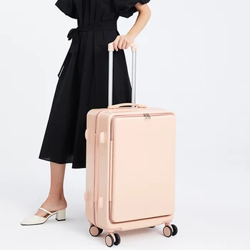 Új Divat Üzleti cipelni a csomagját 20/24 hüvelyk Tervező, bőrönd Utazási vízálló bőrönd Hordozható tervező Bőrönd táska