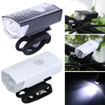 Kerék Fel Kerékpár Lámpa USB Újratölthető 300 Lumen 3 Mód Kerékpár Lámpa Első Fényszóró Bicikli Kerékpár LED lámpa Zseblámpa