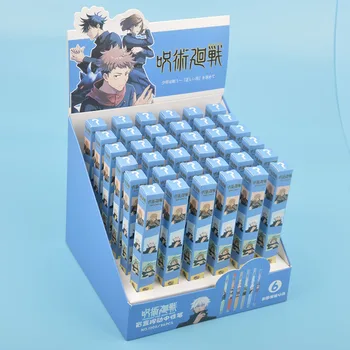 36 Tollak/doboz Rajzfilm Anime Jujutsu Kaisen Zselés Toll Yuji Itadori Gojomra Satoru Írás Kellékek, Írószer Toll Ajándék 0,5 mm