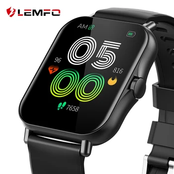 LEMFO S38 Intelligens Karóra Férfi 2023 Sport Smartwatch A Férfi Női pulzusmérő Android IOS 1.69 hüvelykes HD kijelző