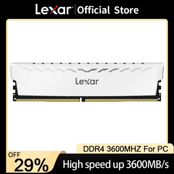 Lexar Memoria RAM DDR4 8GB 16GB 3600MHZ Számítógép Memory Stick INTEL XMP 2.0 288Pin 1.2 V PC Asztali Számítógép Memória